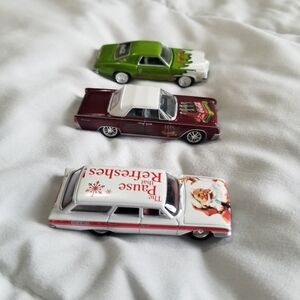 Coca Cola Johnny Lightning Diecast Cars X 3